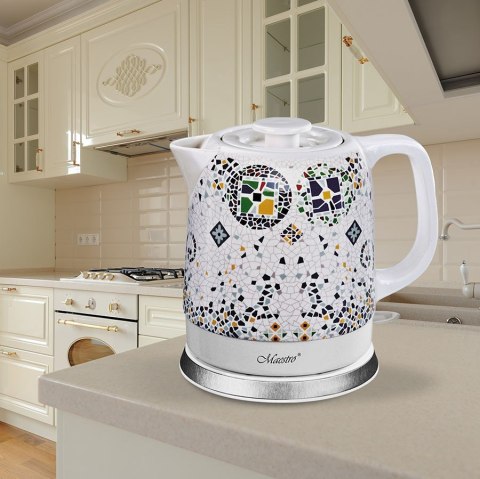 Ceramiczny czajnik elektryczny 1,5l 1500W MR-068-MOSAIC Ceramiczny czajnik elektryczny 1,5l 1500W MR-068-MOSAIC