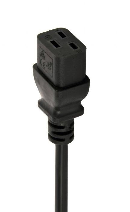 Listwa zasilająca rack PDU 10xC13 1U 16A C19 2m Listwa zasilająca rack PDU 10xC13 1U 16A C19 2m