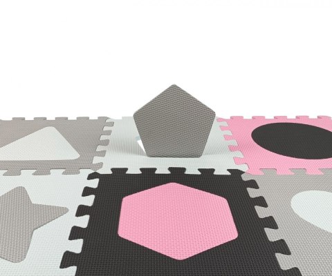 Mata piankowa puzzle Jolly Pink Grey Mata piankowa puzzle Jolly Pink Grey