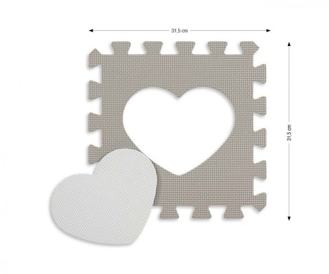Mata piankowa puzzle Jolly Pink Grey Mata piankowa puzzle Jolly Pink Grey