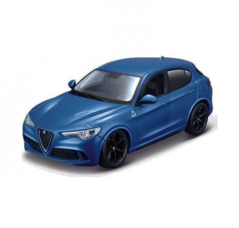 Model metalowy Alfa Romeo Stelvio Niebieski 1/24 Model metalowy Alfa Romeo Stelvio Niebieski 1/24