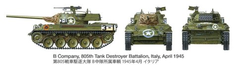 Model plastikowy Amerykański niszczyciel czołgów M18 Hellcat Model plastikowy Amerykański niszczyciel czołgów M18 Hellcat