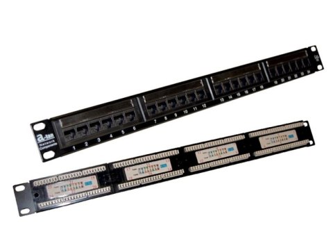 Patch panel UTP kat.5e 24 porty LSA 1U Patch panel UTP kat.5e 24 porty LSA 1U