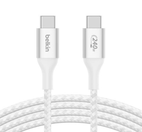 Kabel BoostCharge USB-C/USB-C 240W 2m biały Kabel BoostCharge USB-C/USB-C 240W 2m biały