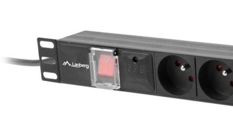 Listwa zasilająca Rack PDU 19" 1U 16A 7X 230V PL 2m czarna Listwa zasilająca Rack PDU 19" 1U 16A 7X 230V PL 2m czarna