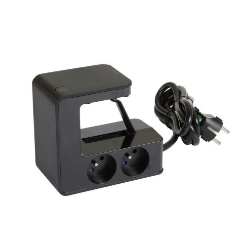 Przedłużacz klip 4x2P+Z +2USB Czarny 1,5m Przedłużacz klip 4x2P+Z +2USB Czarny 1,5m