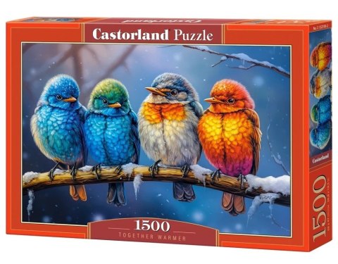 Puzzle 1500 elementów Ptaszki Razem cieplej Puzzle 1500 elementów Ptaszki Razem cieplej