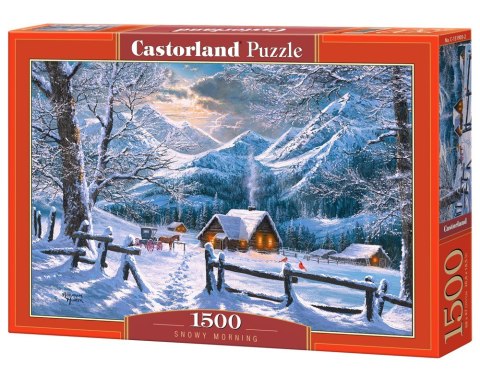 Puzzle 1500 elementów Śnieżny poranek Puzzle 1500 elementów Śnieżny poranek