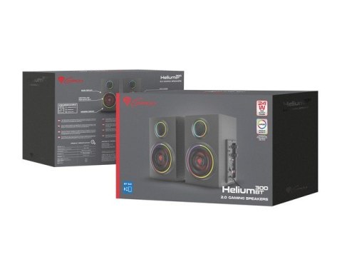 Głośniki 2.0 Helium 300BT ARGB Bluetooth Głośniki 2.0 Helium 300BT ARGB Bluetooth