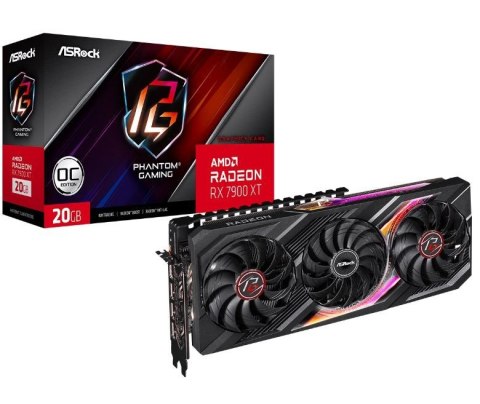 Karta graficzna Radeon RX 7900 XT PHANTOM GAMING 20GB OC GDDR6 320bit Karta graficzna Radeon RX 7900 XT PHANTOM GAMING 20GB OC GDDR6 320bit