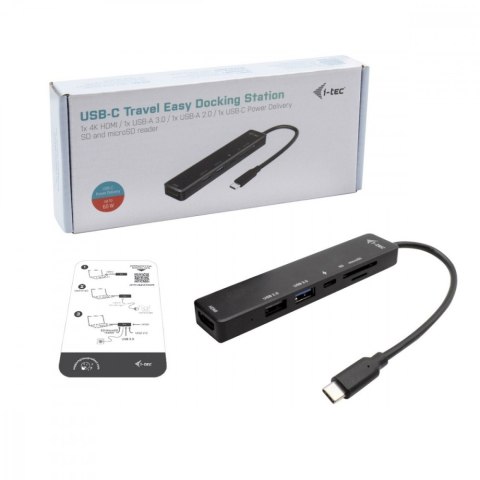 !i-tec USB-C Travel Easy Dock 4K HDMI + Power Delivery 60 W !i-tec USB-C Travel Easy Dock 4K HDMI + Power Delivery 60 W