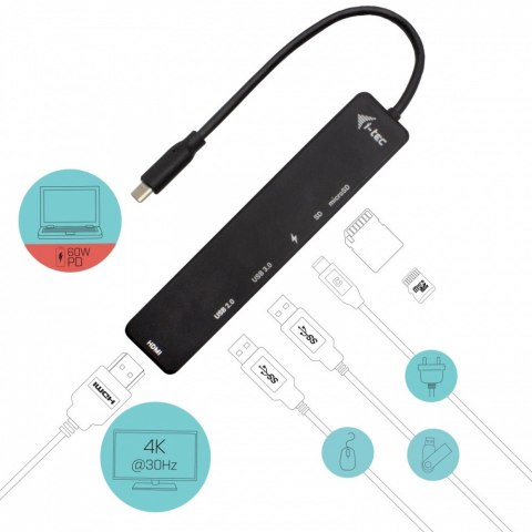 !i-tec USB-C Travel Easy Dock 4K HDMI + Power Delivery 60 W !i-tec USB-C Travel Easy Dock 4K HDMI + Power Delivery 60 W