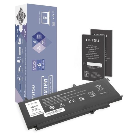 Bateria D2VF9 Dell Vostro 14 5459 Inspiron 15 7547 3400 mAh (38 Wh) 11.1V (10.8V) Bateria D2VF9 Dell Vostro 14 5459 Inspiron 15 7547 3400 mAh (38 Wh) 11.1V (10.8V)
