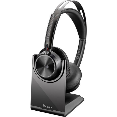 Zestaw słuchawkowy Voyager Focus 2 certyfikatem Microsoft Teams USB-C-C z podstawką ładującą, przejściówka USB-C/A 9T9J6AA Zestaw słuchawkowy Voyager Focus 2 certyfikatem Microsoft Teams USB-C-C z podstawką ładującą, przejściówka USB-C/A 9T9J6AA