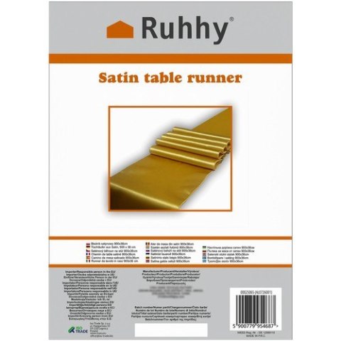 Bieżnik satynowy 900x36cm Ruhhy 25065 Ruhhy Bieżnik satynowy 900x36cm Ruhhy 25065 Ruhhy