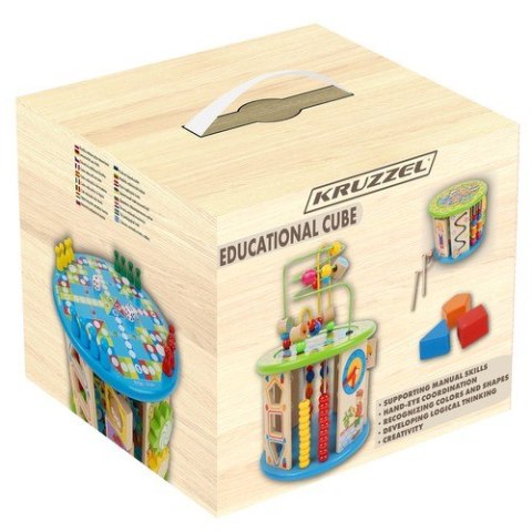Kostka edukacyjna drewniana Kruzzel 24670 Kruzzel Kostka edukacyjna drewniana Kruzzel 24670 Kruzzel