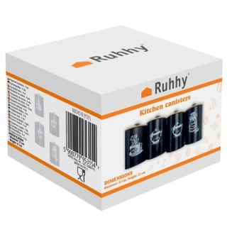 Pojemniki kuchenne - 4 szt. Ruhhy 24578 Ruhhy