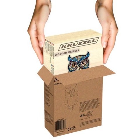 Układanka drewniana- puzzle Kruzzel 24551 Kruzzel