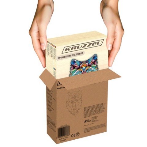 Układanka drewniana- puzzle Kruzzel 24552 Kruzzel