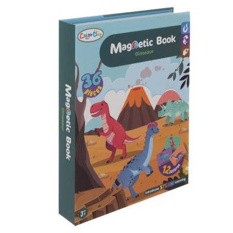 Układanka magnetyczna- dinozaury 24730 Kruzzel Układanka magnetyczna- dinozaury 24730 Kruzzel