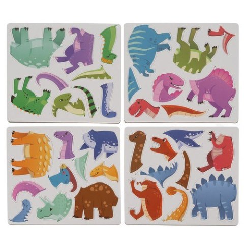 Układanka magnetyczna- dinozaury 24730 Kruzzel Układanka magnetyczna- dinozaury 24730 Kruzzel