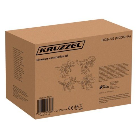 Zestaw konstrukcyjny - dinozaury 24723 Kruzzel