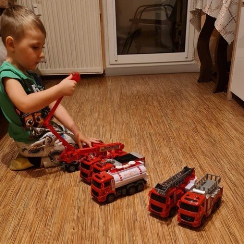 Zestaw samochodów - straż pożarna Kruzzel 24631 Kruzzel Zestaw samochodów - straż pożarna Kruzzel 24631 Kruzzel