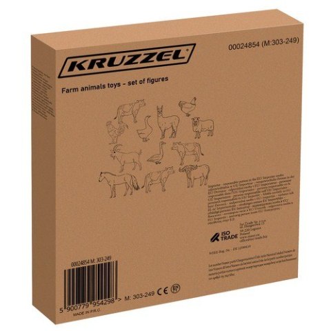 Zwierzęta gospodarskie - zestaw figurek Kruzzel Kruzzel Zwierzęta gospodarskie - zestaw figurek Kruzzel Kruzzel