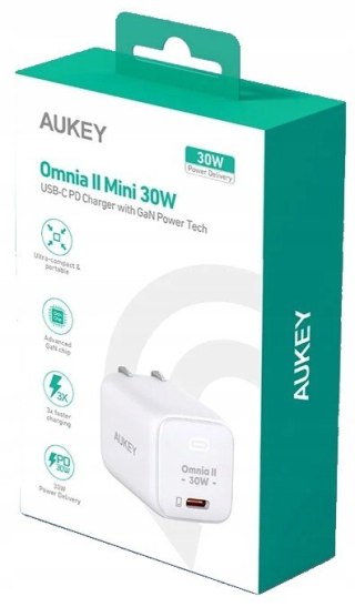 Ładowarka sieciowa PA-B1L White Omnia II Mini1xUSB-C PowerDelivery 30W 5A