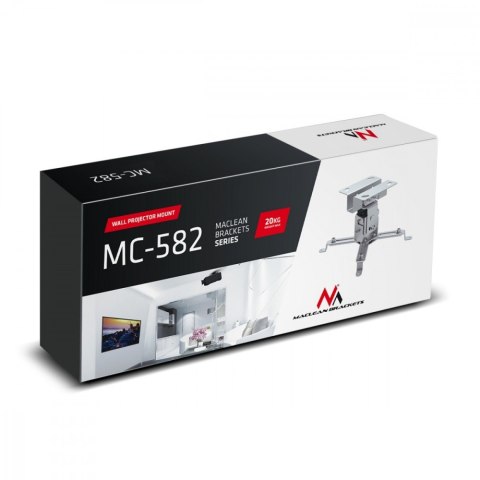 MC-582 sufitowy uchwyt do projektora 12cm 20kg MC-582 sufitowy uchwyt do projektora 12cm 20kg