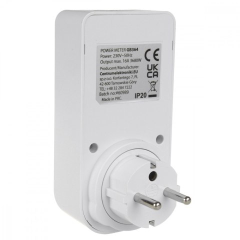 Miernik energii watomierz GB364 E Miernik energii watomierz GB364 E