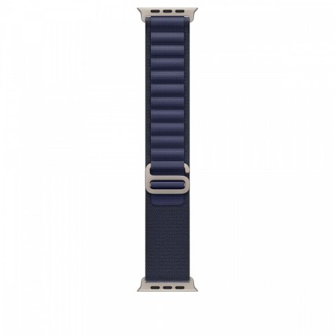 Opaska Alpine w kolorze granatu do koperty 49 mm - rozmiar L - elementy z tytanu w kolorze naturalnym Opaska Alpine w kolorze granatu do koperty 49 mm - rozmiar L - elementy z tytanu w kolorze naturalnym