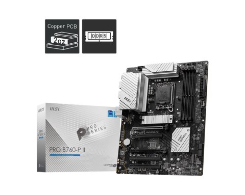 Płyta główna PRO B760-P II S1700 4DDR5 DP/HDMI ATX Płyta główna PRO B760-P II S1700 4DDR5 DP/HDMI ATX