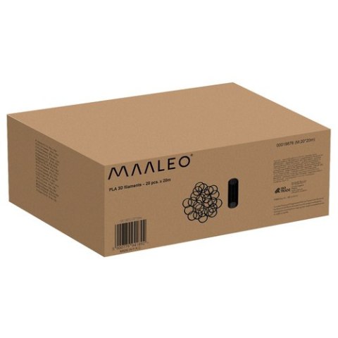 Filamenty PLA 3D- 20szt. x 20m Kruzzel 19876 Maaleo Filamenty PLA 3D- 20szt. x 20m Kruzzel 19876 Maaleo