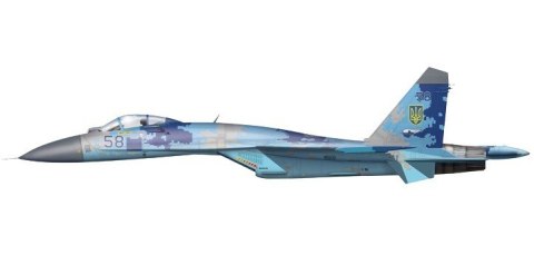 Model plastikowy Su-27P in Ukrainian Air Force 1/72 Model plastikowy Su-27P in Ukrainian Air Force 1/72