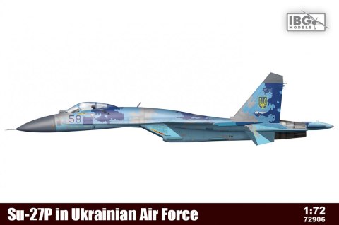 Model plastikowy Su-27P in Ukrainian Air Force 1/72 Model plastikowy Su-27P in Ukrainian Air Force 1/72