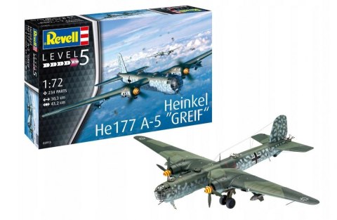 Model plastikowy Heinkel HE177 A-5 Greif Model plastikowy Heinkel HE177 A-5 Greif