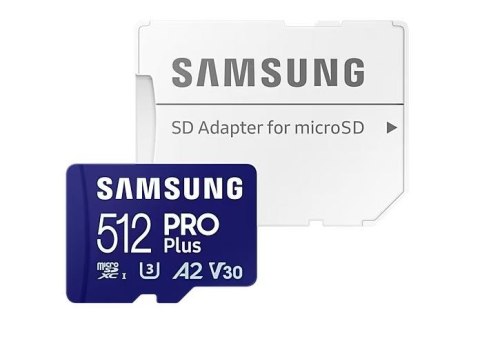 Karta pamięci microSD PRO+ MD-MD512SA/EU + adapter Karta pamięci microSD PRO+ MD-MD512SA/EU + adapter