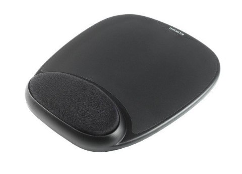 Podkładka ergonomiczna pod mysz, żelowa, czarna Podkładka ergonomiczna pod mysz, żelowa, czarna