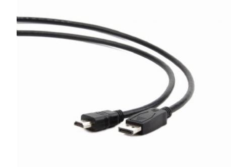 Kabel DisplayPort do HDMI męski czarny 10m Kabel DisplayPort do HDMI męski czarny 10m