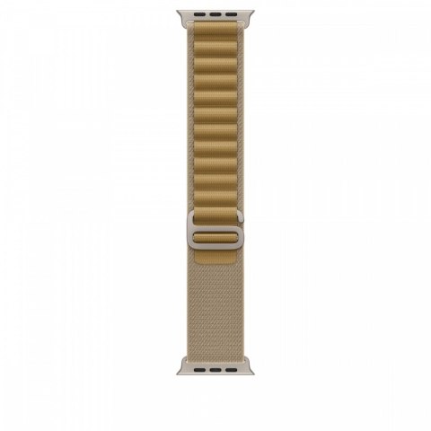 Opaska Alpine w kolorze beżu do koperty 49 mm - rozmiar M - elementy z tytanu w kolorze naturalnym Opaska Alpine w kolorze beżu do koperty 49 mm - rozmiar M - elementy z tytanu w kolorze naturalnym