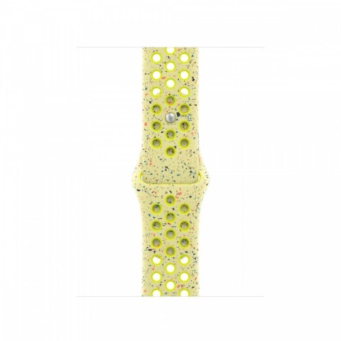 Pasek sportowy Nike w kolorze promiennym zielonożółtym do koperty 42 mm - rozmiar M/L Pasek sportowy Nike w kolorze promiennym zielonożółtym do koperty 42 mm - rozmiar M/L