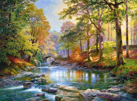 Puzzle 3000 elementów Wzdłuż rzeki Puzzle 3000 elementów Wzdłuż rzeki