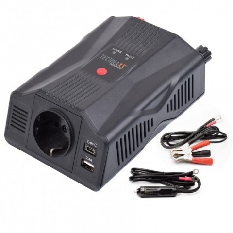 Falownik przetwornica 300W DC 12V/AC 230V TE24 Falownik przetwornica 300W DC 12V/AC 230V TE24
