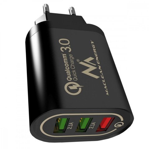 Ładowarka sieciowa QC 3xUSB MCE479B Ładowarka sieciowa QC 3xUSB MCE479B
