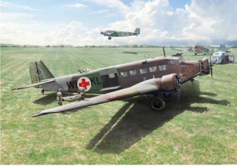 Model plastikowy Ju-52/3m 1/72 Model plastikowy Ju-52/3m 1/72