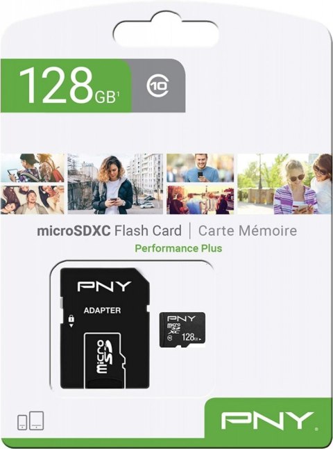 Karta pamięci MicroSDXC 128GB P-SDU12810PPL-GE Karta pamięci MicroSDXC 128GB P-SDU12810PPL-GE