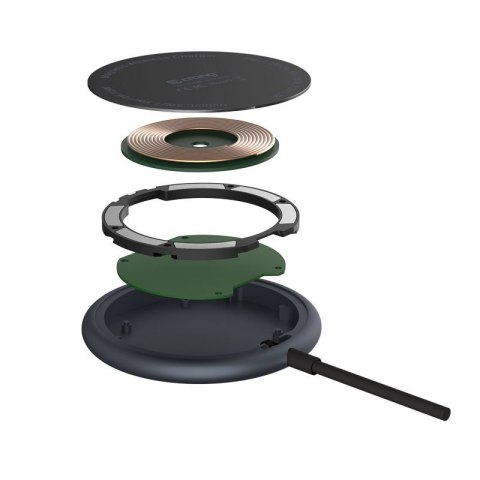 MagSpot Wireless Charger Aluminiowa ładowarka indukcyjna MagSafe 15W Grafitowa MagSpot Wireless Charger Aluminiowa ładowarka indukcyjna MagSafe 15W Grafitowa