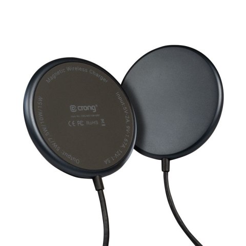 MagSpot Wireless Charger Aluminiowa ładowarka indukcyjna MagSafe 15W Grafitowa MagSpot Wireless Charger Aluminiowa ładowarka indukcyjna MagSafe 15W Grafitowa