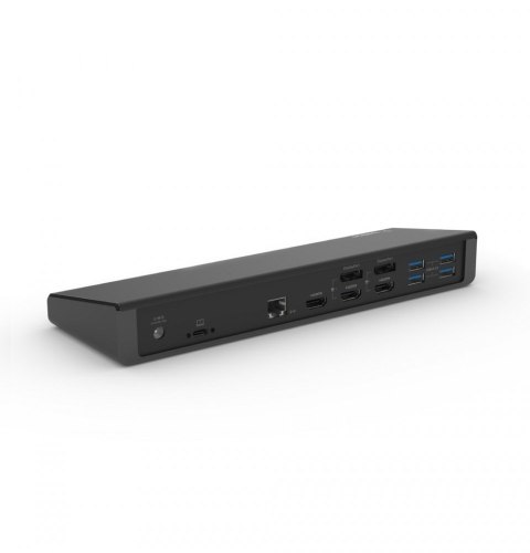 Stacja dokująca USB C Display Link, obsługa trzech wyświetlaczy do 4K, HDMI, DP, USB C, USB A, GbE, Audio, PD 85w, kompatybilnoś Stacja dokująca USB C Display Link, obsługa trzech wyświetlaczy do 4K, HDMI, DP, USB C, USB A, GbE, Audio, PD 85w, kompatybilnoś